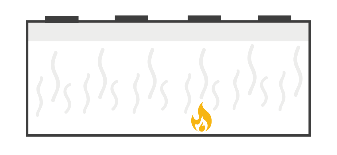 illustration sans solution de désenfumage
